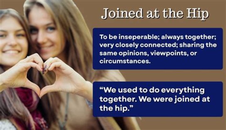 At the hip meaning?