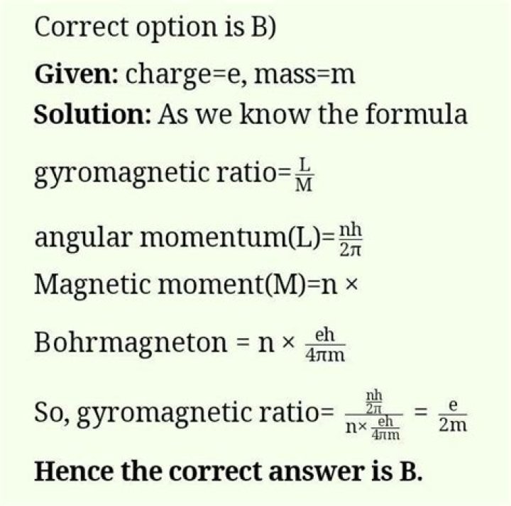 Can gyromagnetic ratio be positive?
