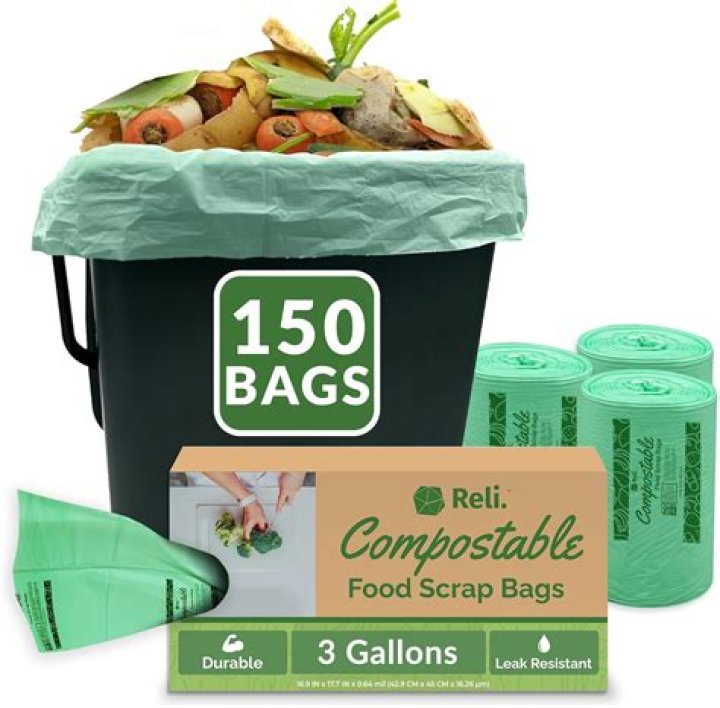 Can white paper bags be composted?