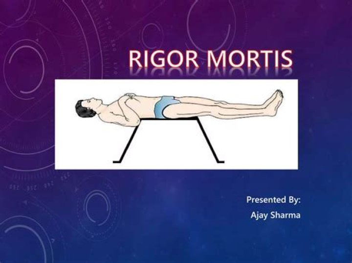 Can you come back from rigor mortis?