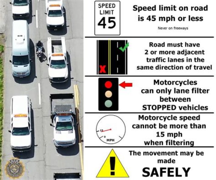 Can you lane split in new york?