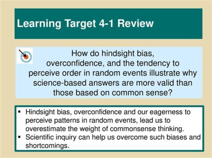 How do hindsight bias overconfidence and the tendency?