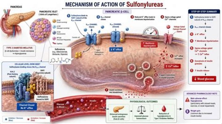 How sulfonylureas cause weight gain?