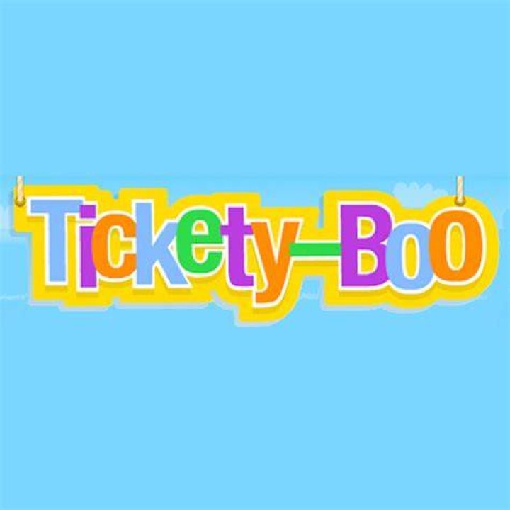 Is there a word tickety-boo?