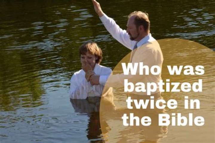 Should someone be baptized twice?
