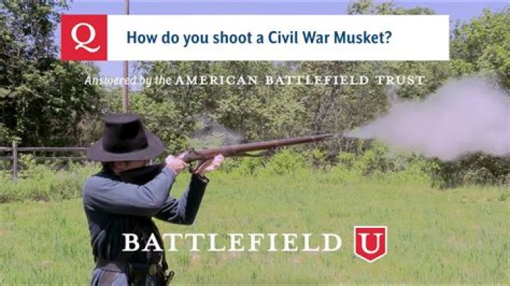 What do muskets shoot?