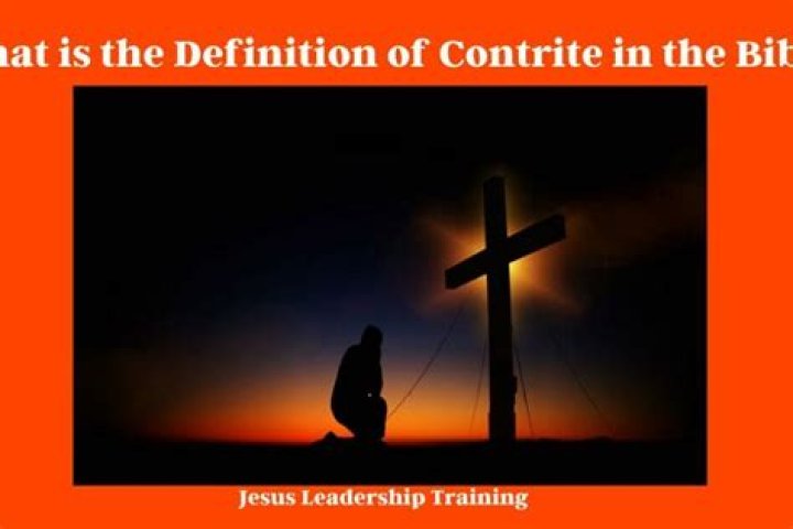 Whats the word for contrite?