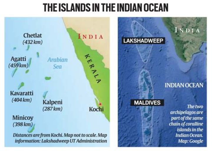 When maldives separated from india?