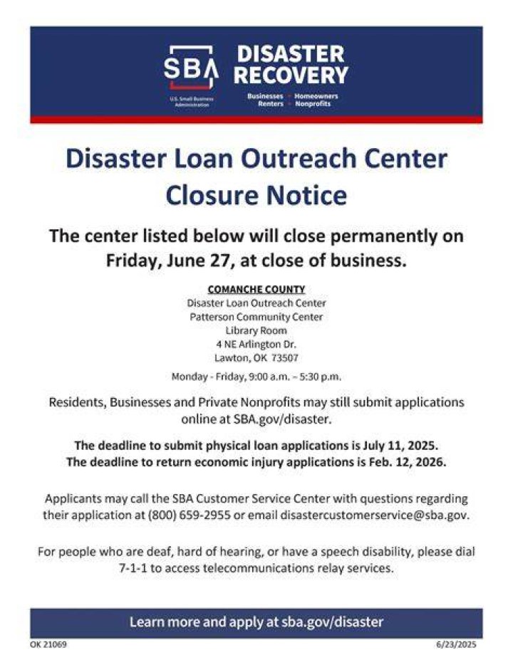 Where's my disaster loan?