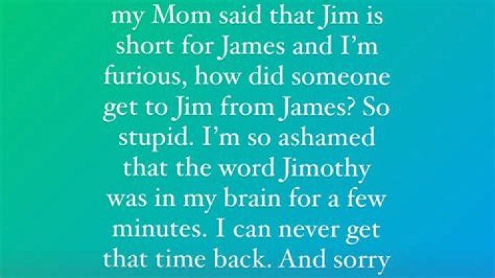 Why jim short for james?